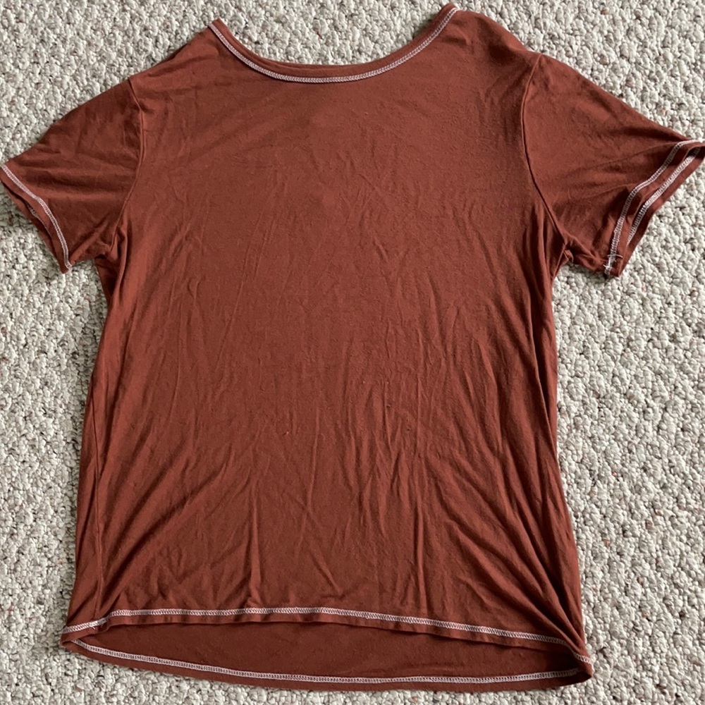 Forever 21 brown t shirt